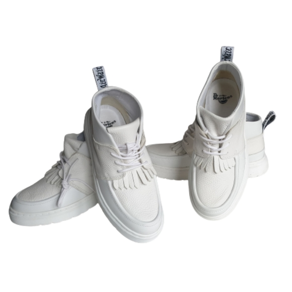 Dr Martens Jemima White Venice Aunt Sally Leather Platform Lace-Up Chukka Boot 7 - Picture 16 of 16